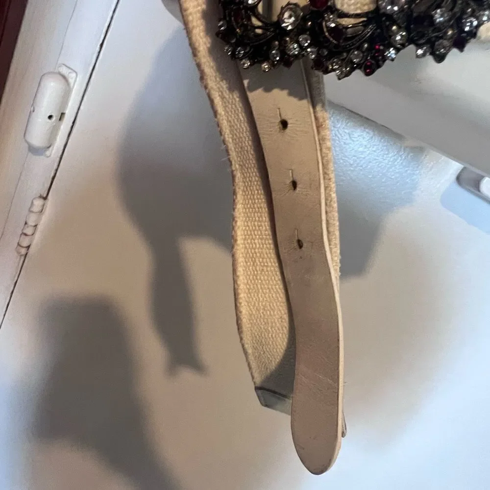 ferre crystal dress belt wide